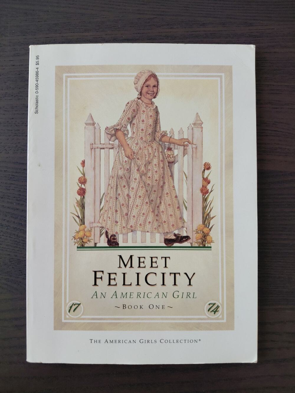 Vintage Meet Felicity Book 1 Paperback 1992 First Scholastic Print American Girl